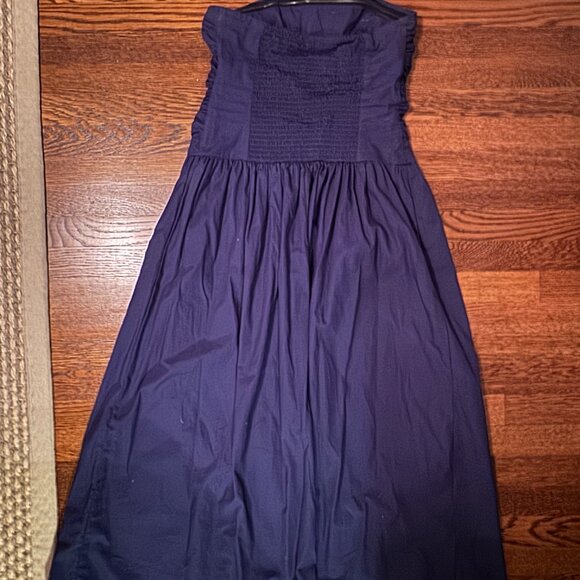 Band of the Free | Drop Waist Navy Blue Dress Size L - Picture 4 of 4